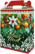 600 - 700г. новогодняя упаковка Зимняя с апельсинами