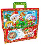 1000 - 1200г. упаковка Новогодний портфель с игрой (впишите имя ребенка) 