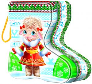 500 - 700г. упаковка Сапожок с овечкой
