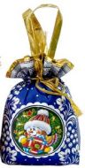 Новогодний подарок 500г. Мешочек Классный синий (экстра) + новогодний сувенир в подарок