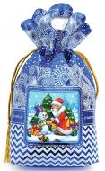 Новогодний подарок 300г. Мешочек Чудесный синий (экстра) + новогодний сувенир в подарок 