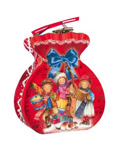 Подарок 400г, Копилка с замочком и ключиками С шариками (экстра) + новогодний сувенир в подарок