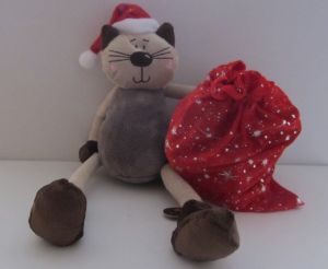 Подарок 500г. Кот с мешком (экстра) + новогодний сувенир в подарок