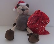 Новогодний подарок 500г. Кот с мешком (экстра) + новогодний сувенир в подарок